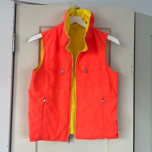 Ralph Lauren Active weather resist Reversible Visibility Vest Orange / Yellow